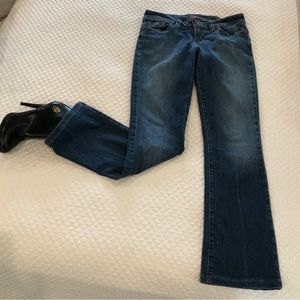 Guess Low Rise Flare Boot Cut Blue Jeans 30